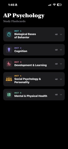 AP Psychology Revision screenshot