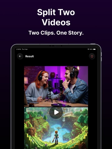 Faceless Video Generator: FQAI iPad screenshot