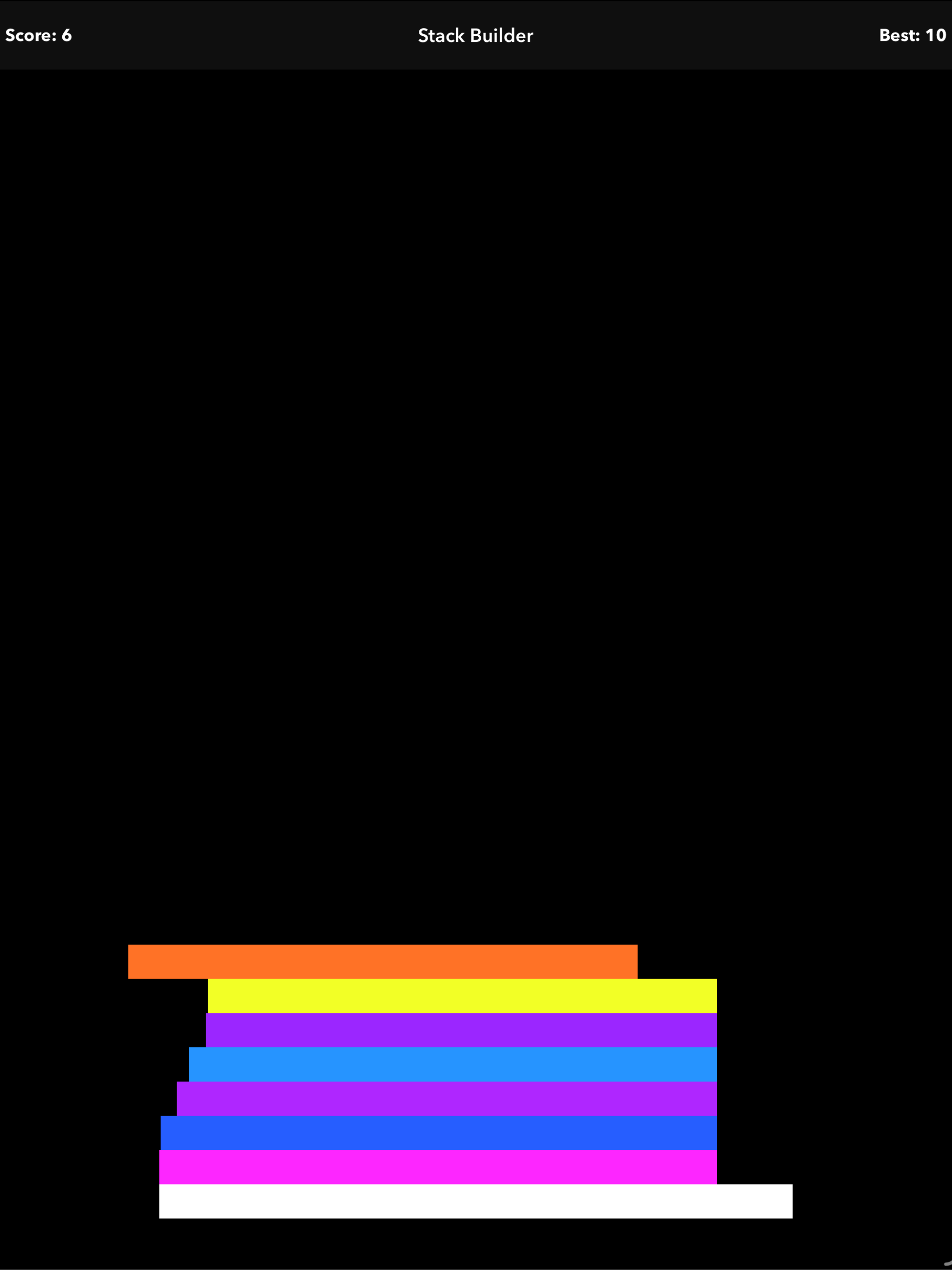 Sky Stack Builder Game