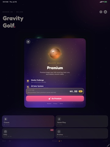 Gravity.Golf