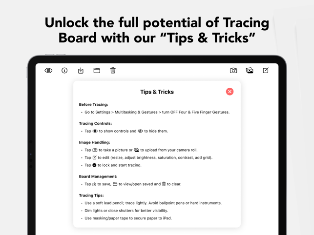 ‎Tracing Board | Lightbox Screenshot