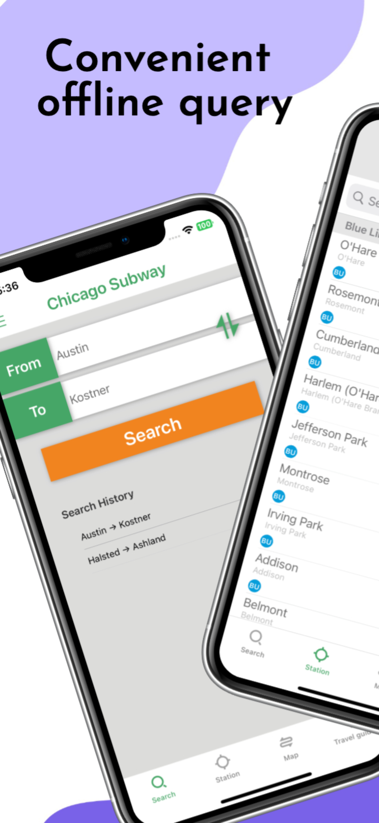 Chicago Subway CTA Map