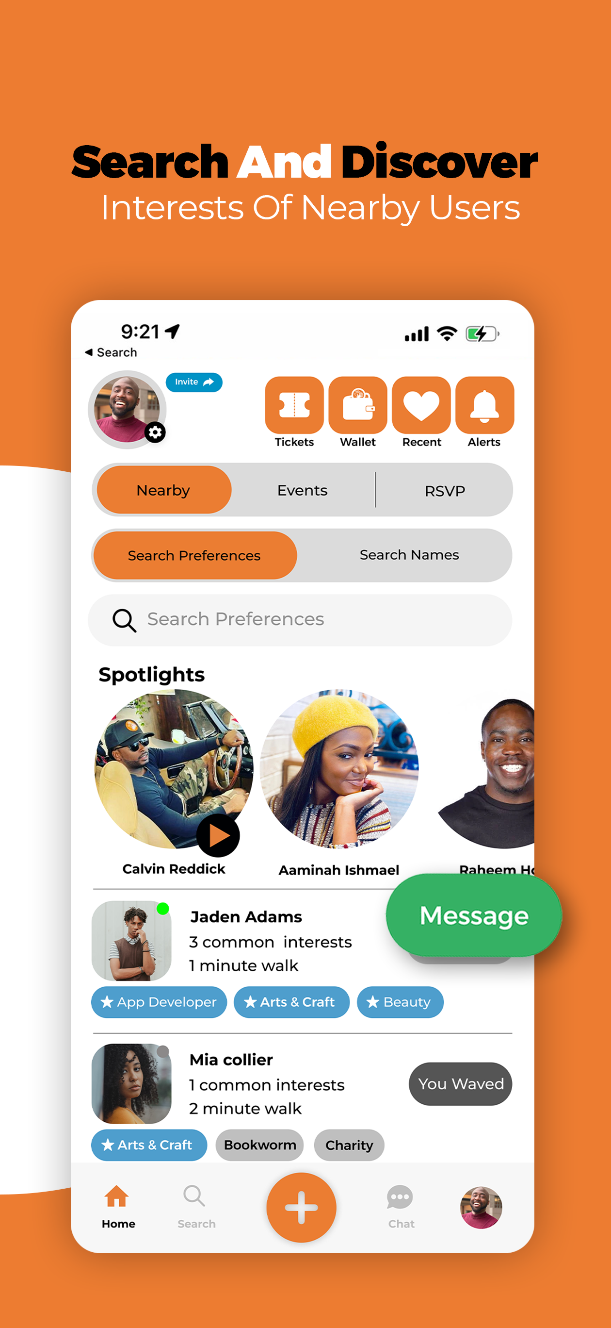 GoSayHELLO - Networking Nearby