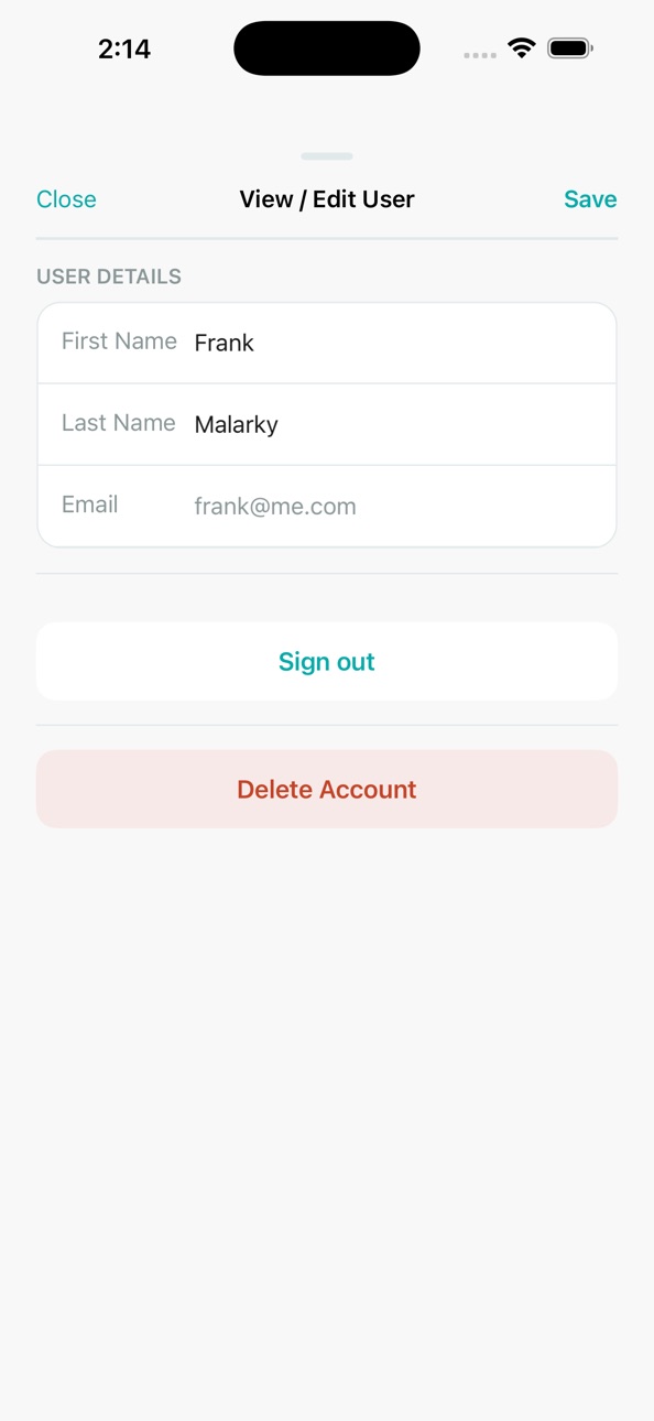iPhone screenshot