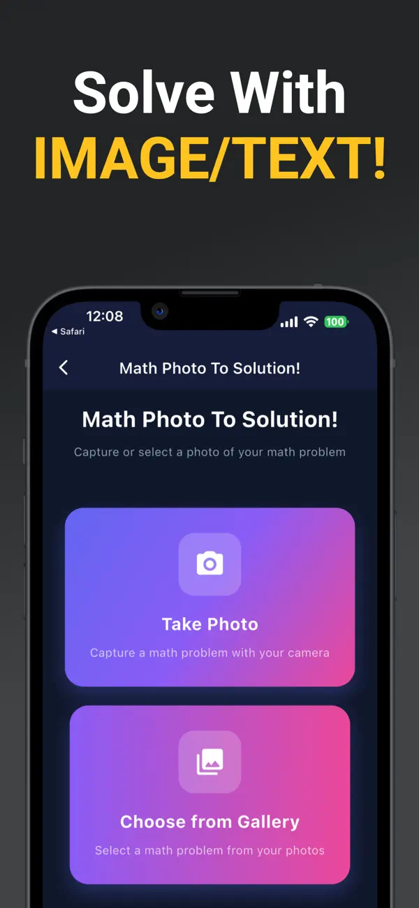 Screenshot #2 pour Math AI Calculator & Solver