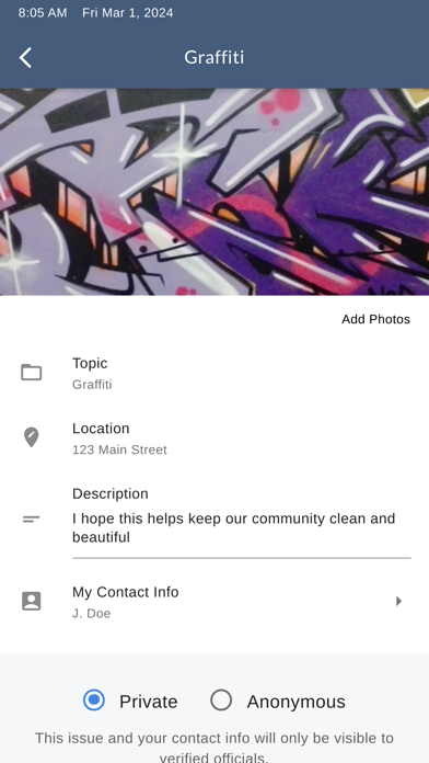 Screenshot 2 of Hoptown311 App