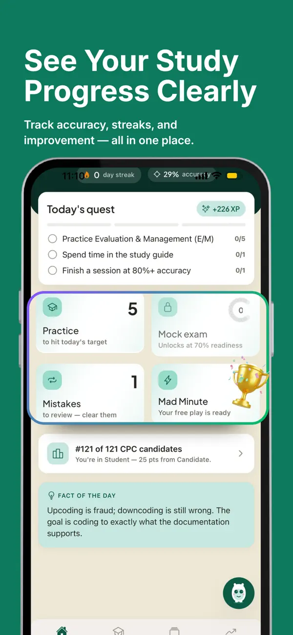 Screenshot #2 pour CPC Medical Coding Prep 2026