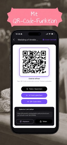 ForeverPix QR-Code Galerie screenshot