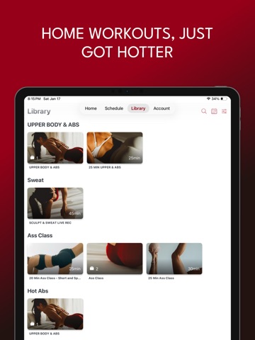 Studio Sculpt Pilates & co iPad screenshot