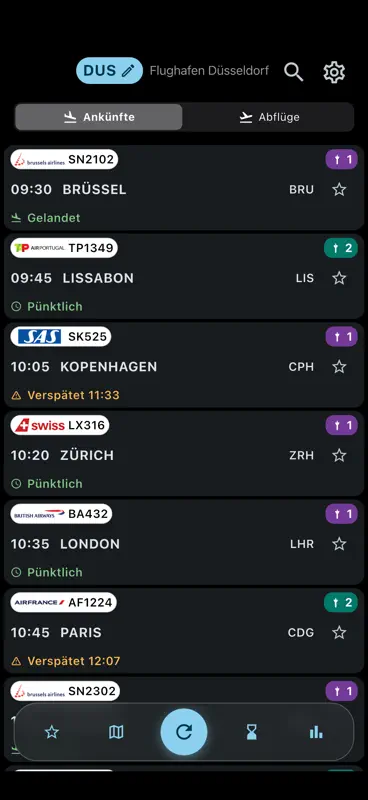 Düsseldorf Flughafen Fluginfo screenshot 1 of 5