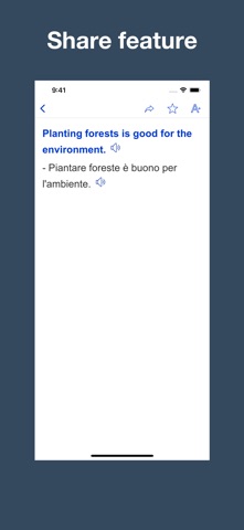 English Italian Translation screenshot
