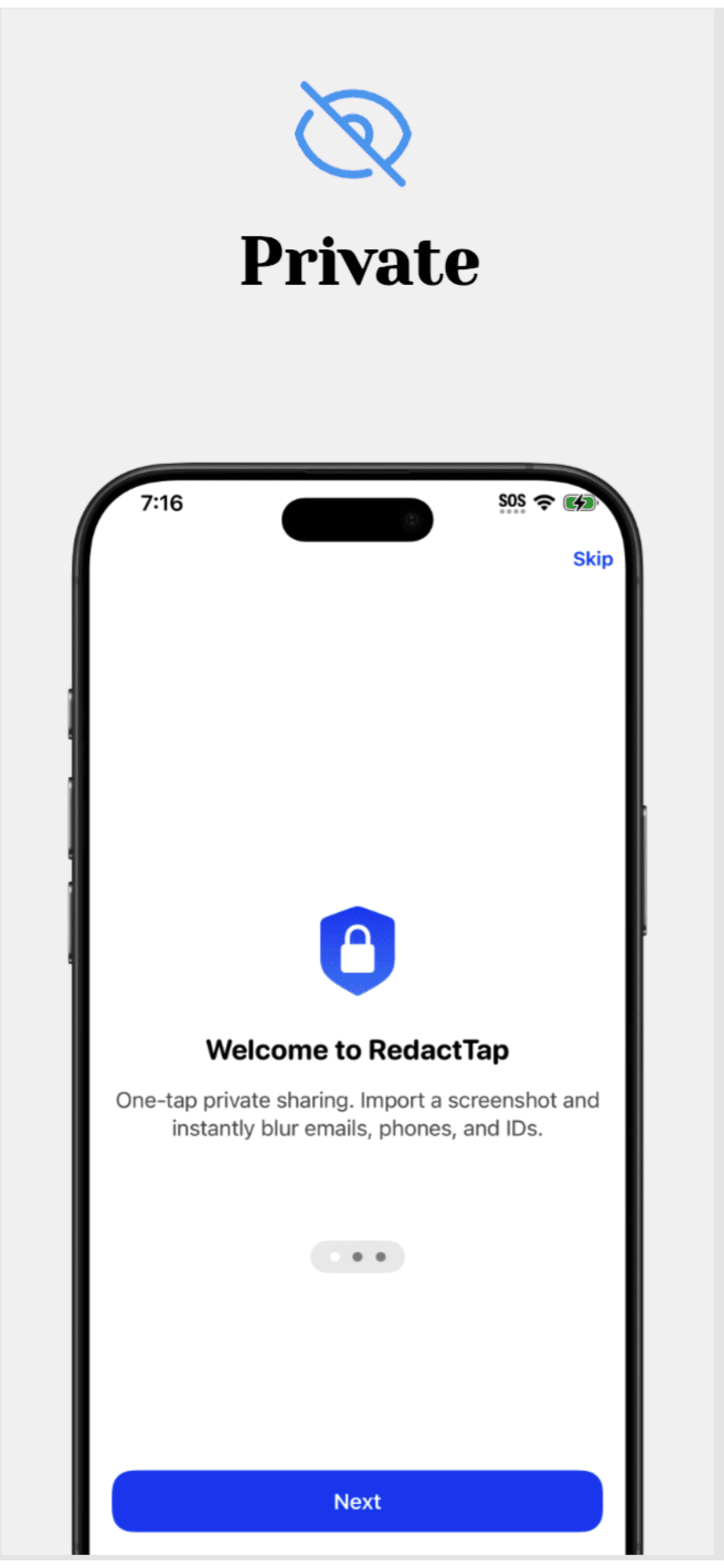 Redact Tap screenshot 3