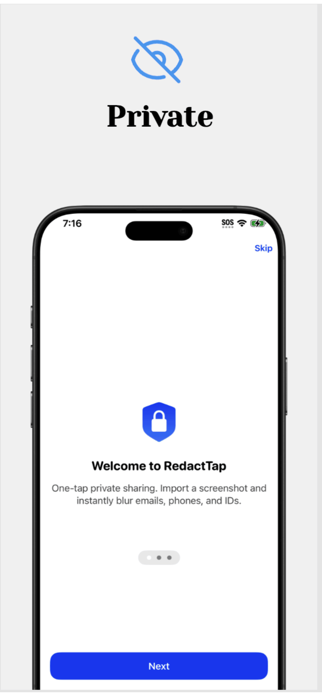 Redact Tap Screenshot 3 of 5