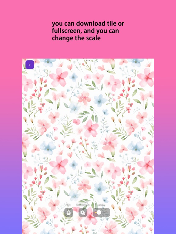 Screenshot #5 pour FloralTile -AI flower seamless
