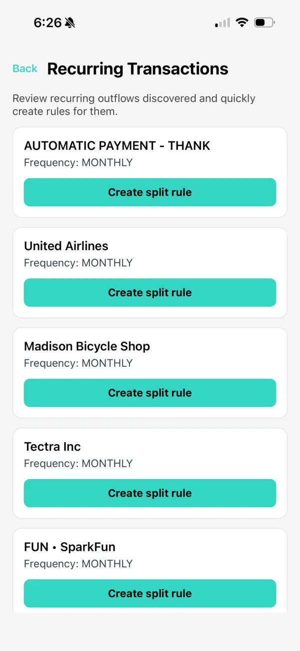 #5. Splitr - Shared Bills (iOS) โดย: Prieto Technologies LLC