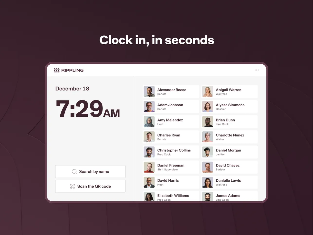 Screenshot #5 pour Rippling Timeclock