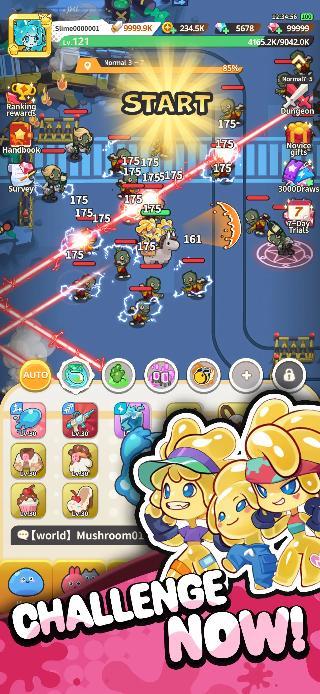 Pew Pew Slime - Idle RPG screenshot 4