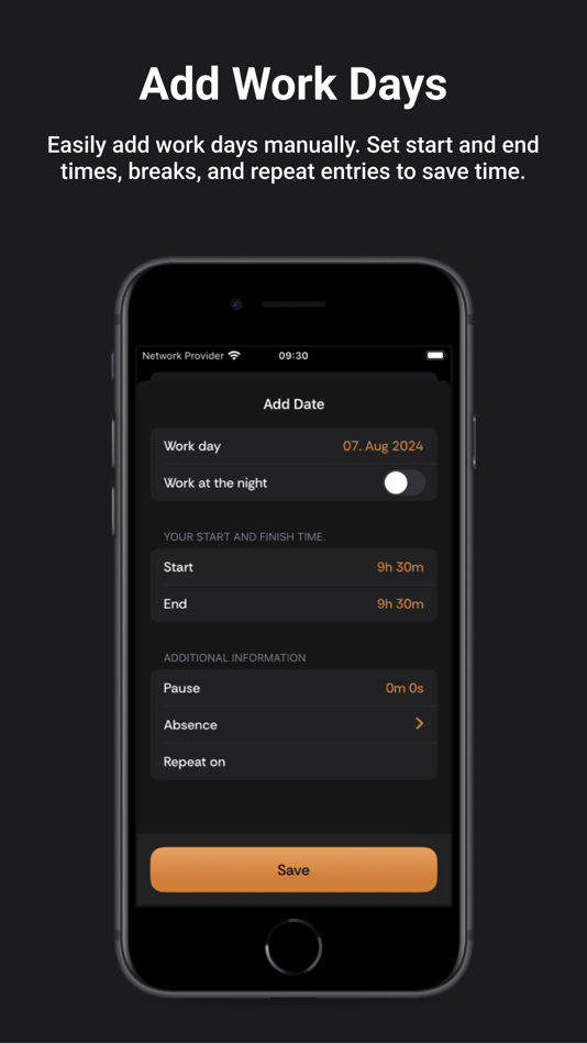 #3. Time of Work (iOS) 由: Robert Adamczyk