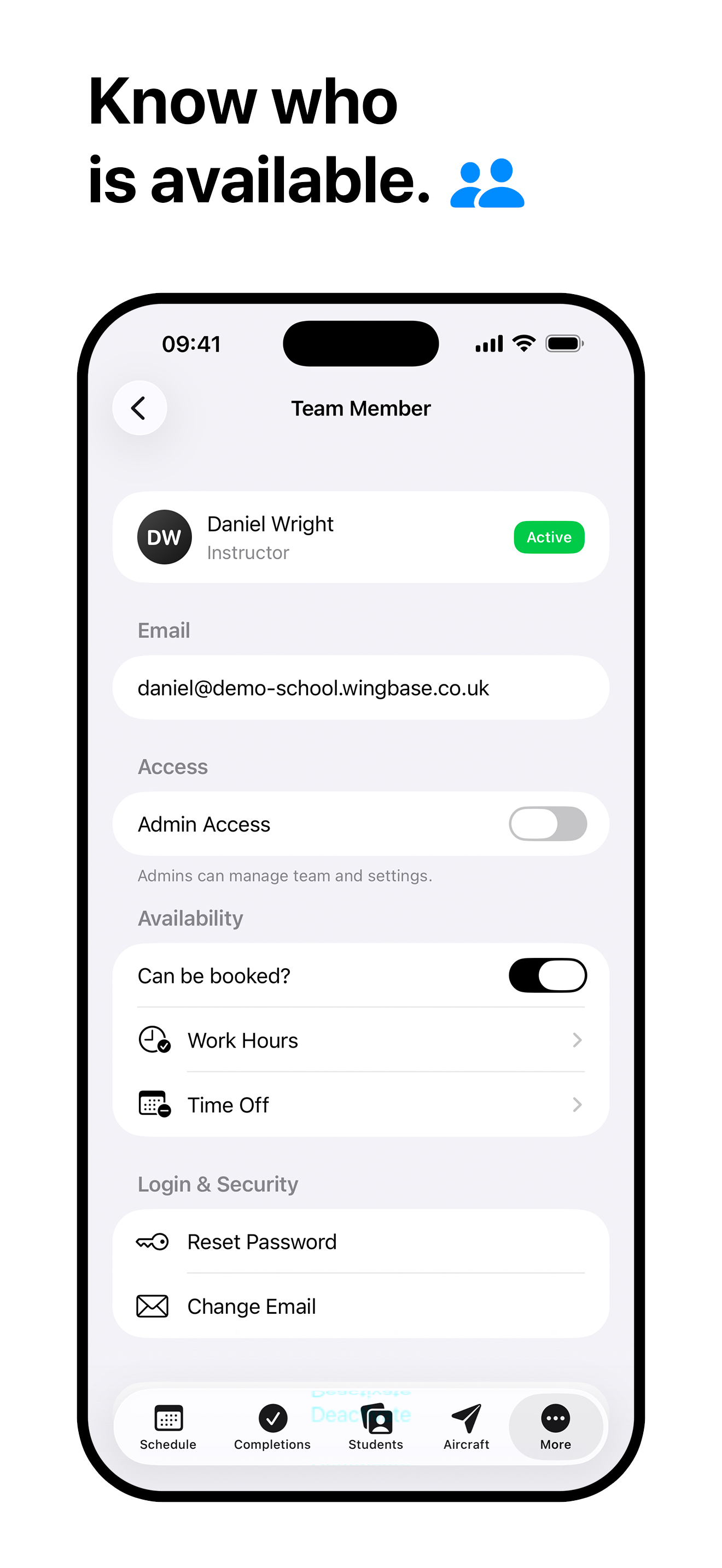 Wingbase screenshot 10