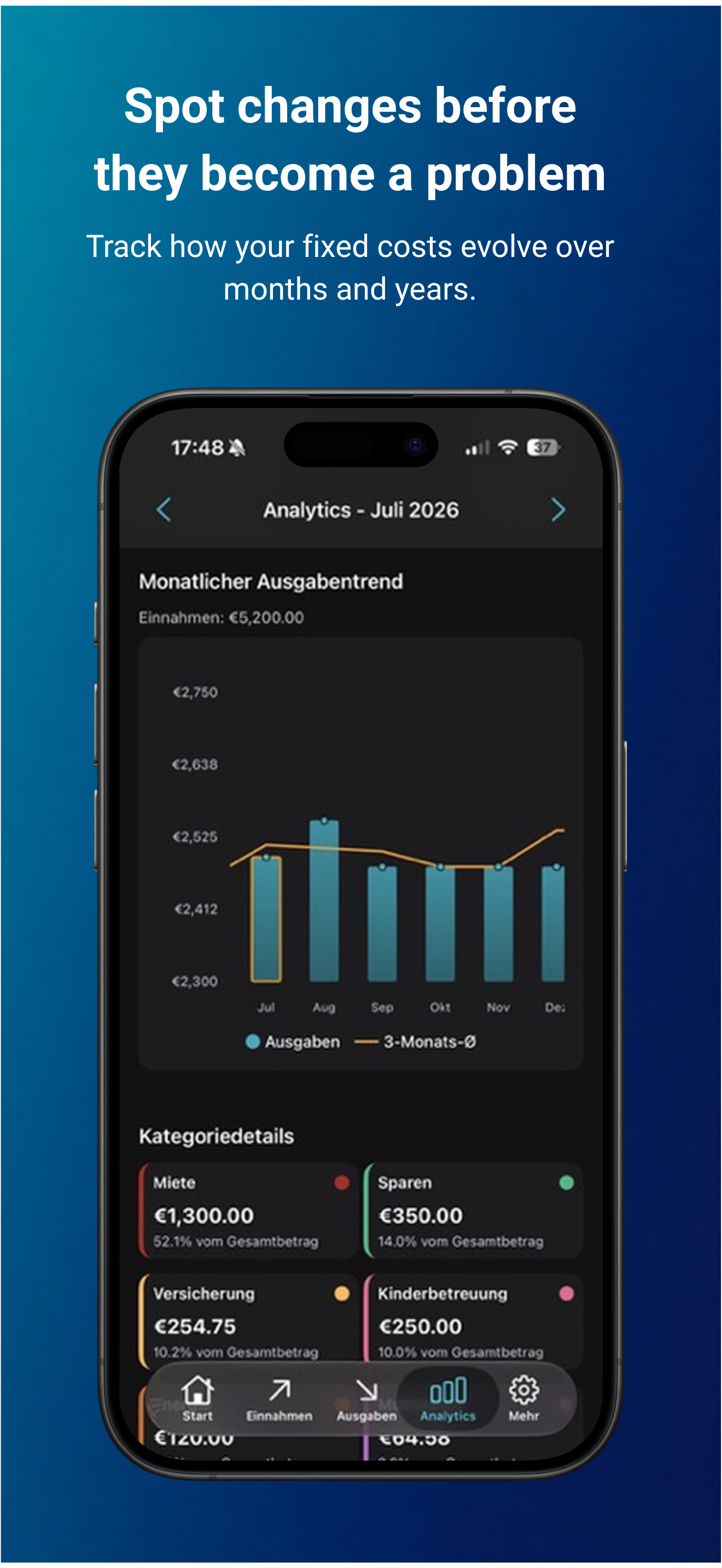 MonoBudget: Fixed Costs screenshot 3
