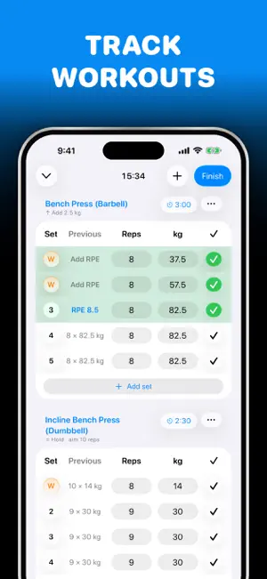 Gym Workout Tracker: Arclift screenshot 2
