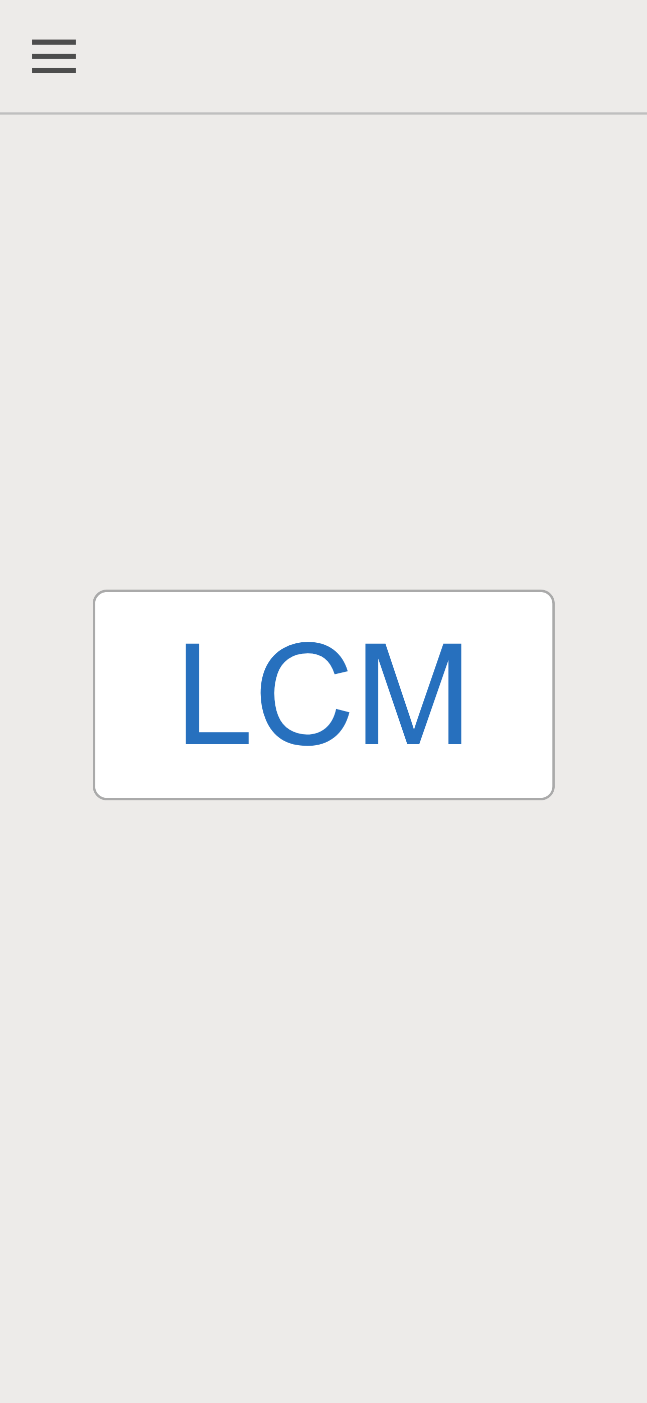 Least Common Multiple LCM screenshot 4
