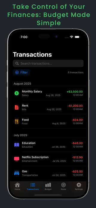 TrackDailyBudget Screenshot 4 of 5