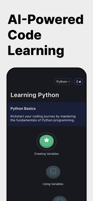 ‎Coding game: Python Java Learn Screenshot