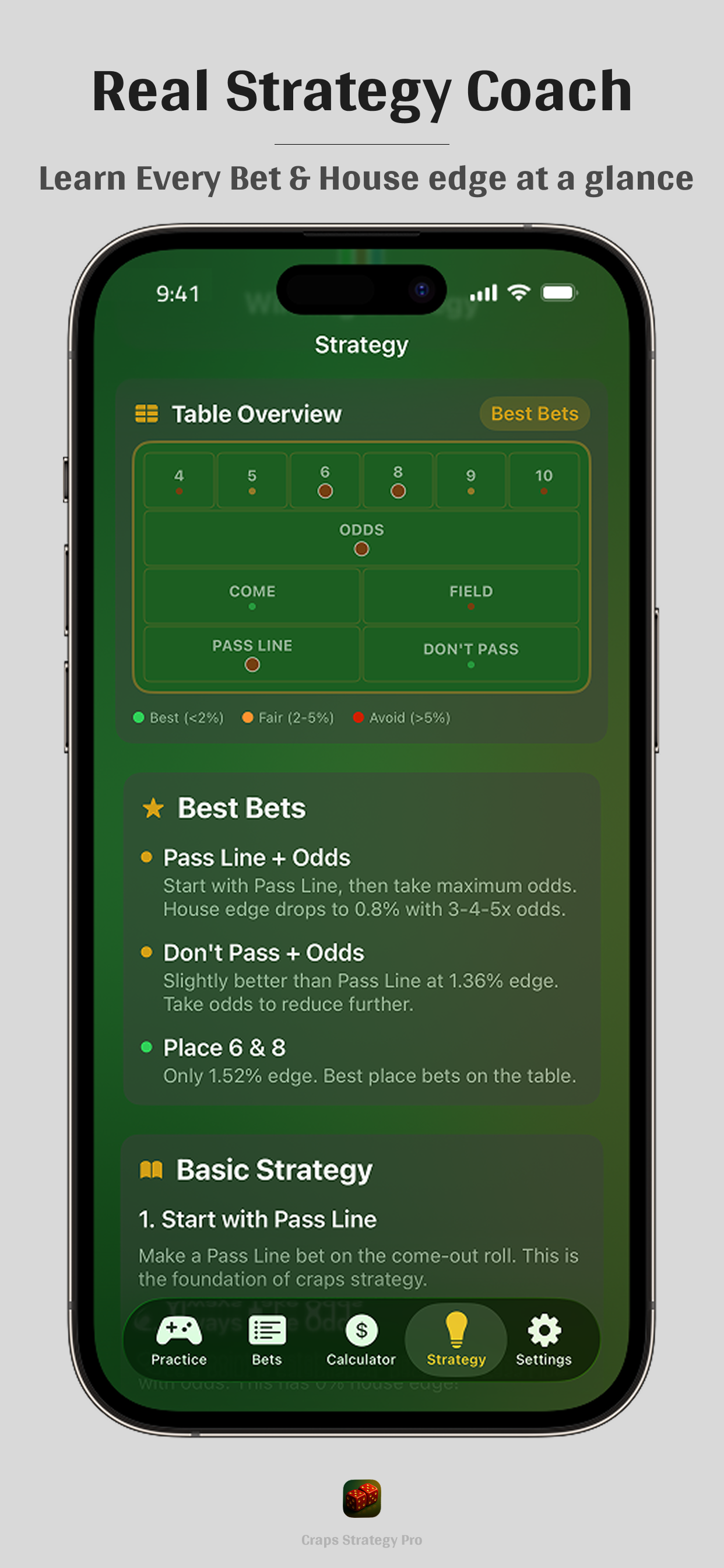 Craps Strategy Pro screenshot 2
