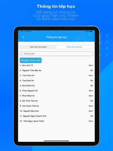 Học phí DTSoft iPad screenshot 6