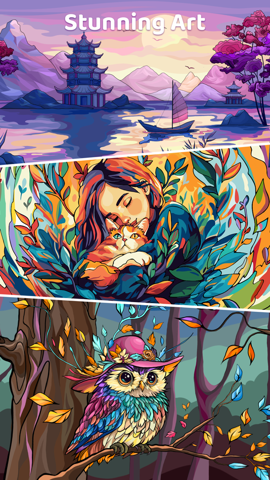 #2. Vase 3D – Color by Number (iOS) 由: ADSIDE MEDIA INC