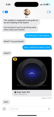 Magic 8 Wall screenshot