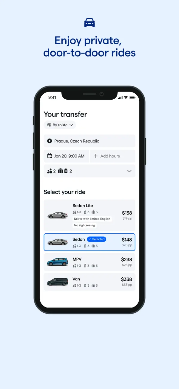 Screenshot #3 pour Daytrip: Transfers and trips