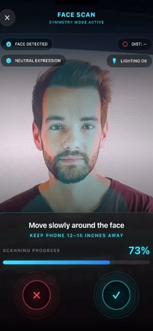 MetaSmile Face Scan screenshot 4
