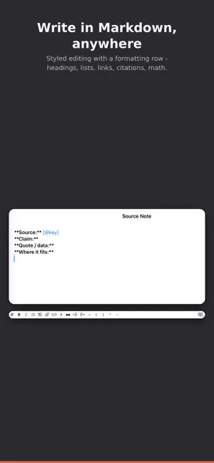 Folio Writer screenshot 3