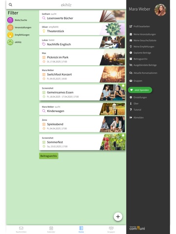 ekihilz iPad screenshot