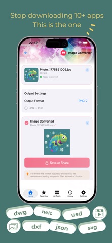 Chameleo: All-in-one Converter iPhone screenshot