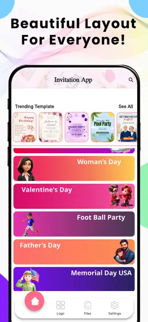 Invitation Card Maker & RSVP screenshot 1