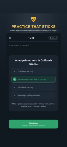 Permit Test 2026: DMV Practice Screenshot 6 of 8