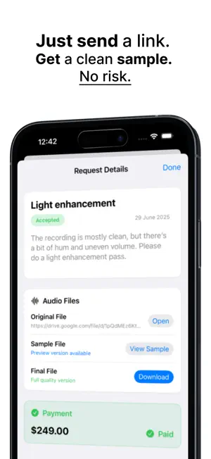 WefixSound – Audio Restoration screenshot 3