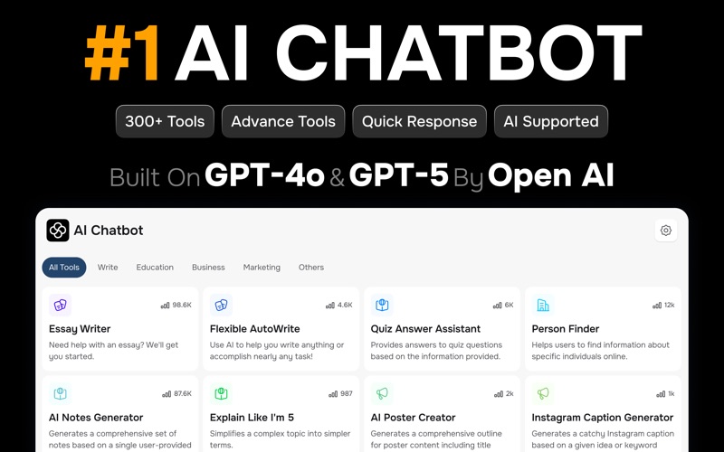 Chatbot - Generative AI Writer iPhone screenshot