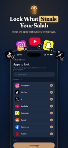 Deeny: Prayer Time App Blocker Screenshot 2 of 10