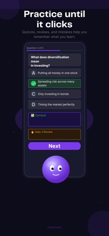 Financebro: AI Finance Teacher iPhone screenshot