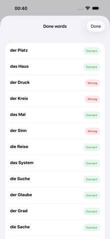 Der Die Das Quiz screenshot