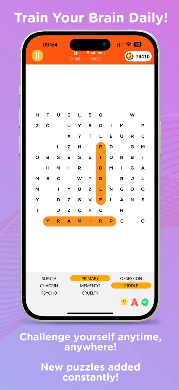 Screenshot #3 pour CrossWords Challenge