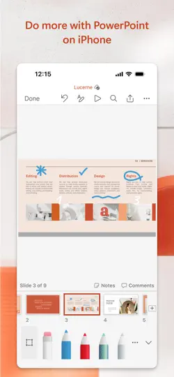 Microsoft PowerPoint iPhone Screenshot 6