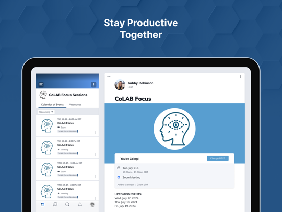 SEEDSPARK CoLAB iPad screenshot 3 - Social Networking app