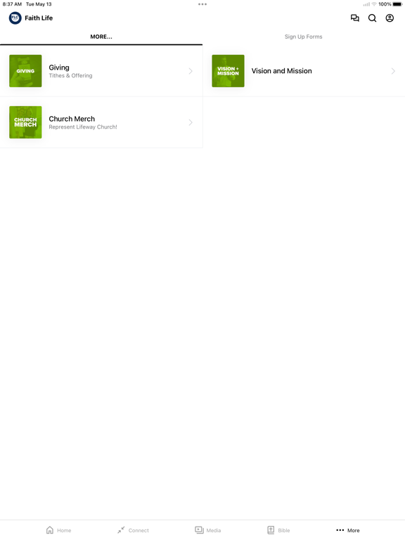 Lifeway.Church iPad screenshot 4 - Education app