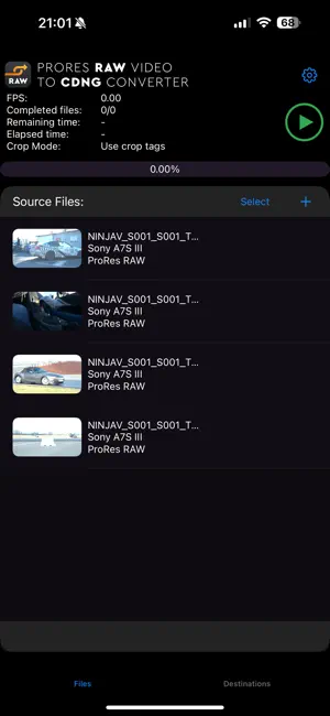Raw convertor screenshot 1