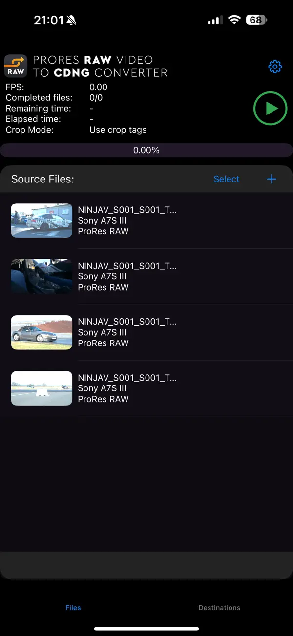 #1. Raw convertor (iOS) Door: Rozsnyo s.r.o.